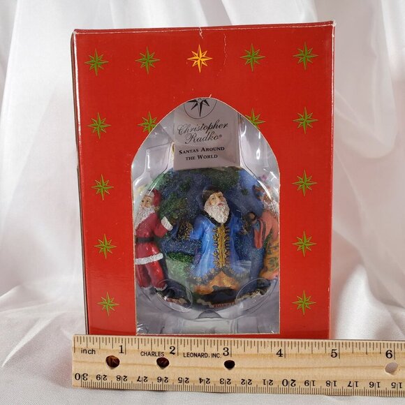 Christopher Radko Santas Around The World Ornament In Box 3D Christmas - Picture 10 of 13